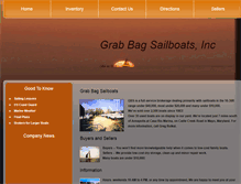 Tablet Screenshot of grabbagsailboats.com